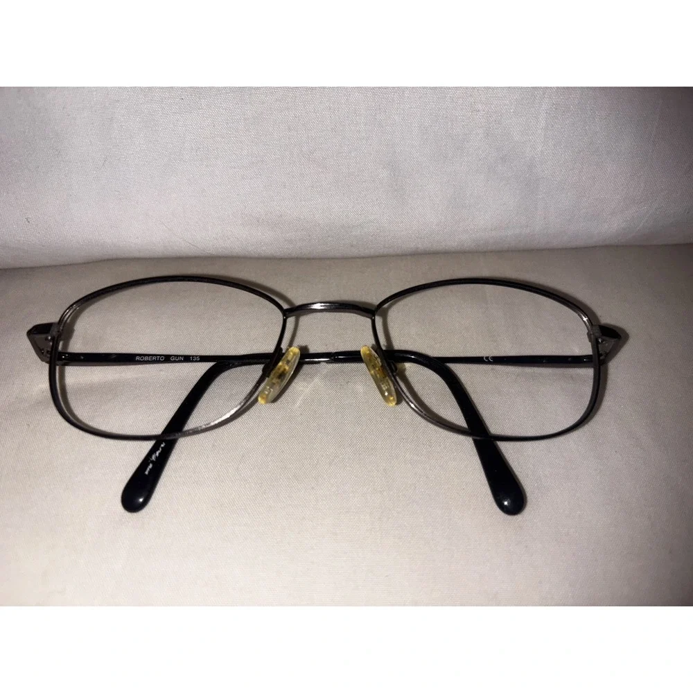 Kidco BUDDY GUNMETAL 52-19-135 Metal Full Rim Eyeglasses Frame Roberto Gun Style